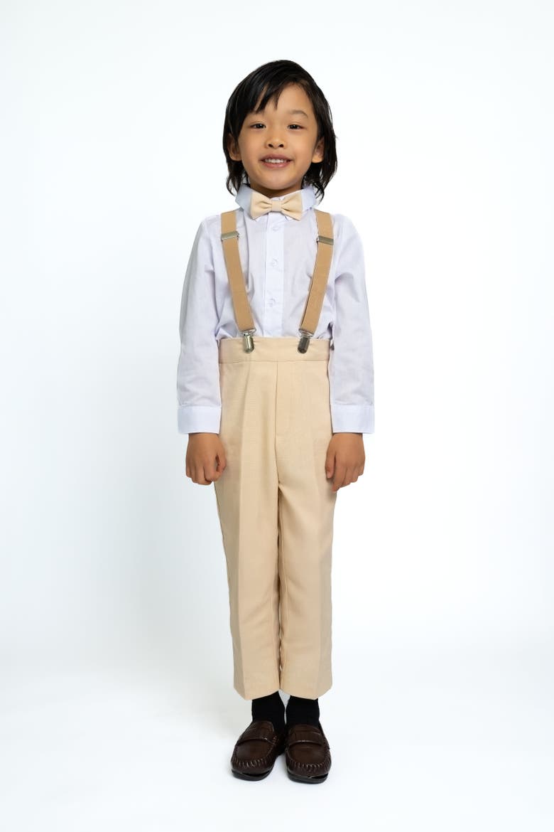 Kids' Barn Safari Wedding 4-Piece Linen Set, Main, color, Sand