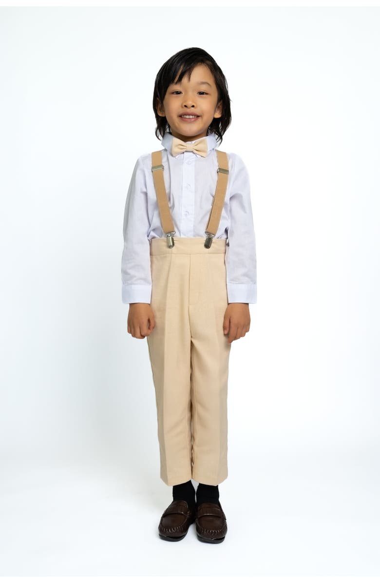 Peanut Butter Collection Kids' Barn Safari Wedding 4-Piece Linen Set, Main, color, Sand