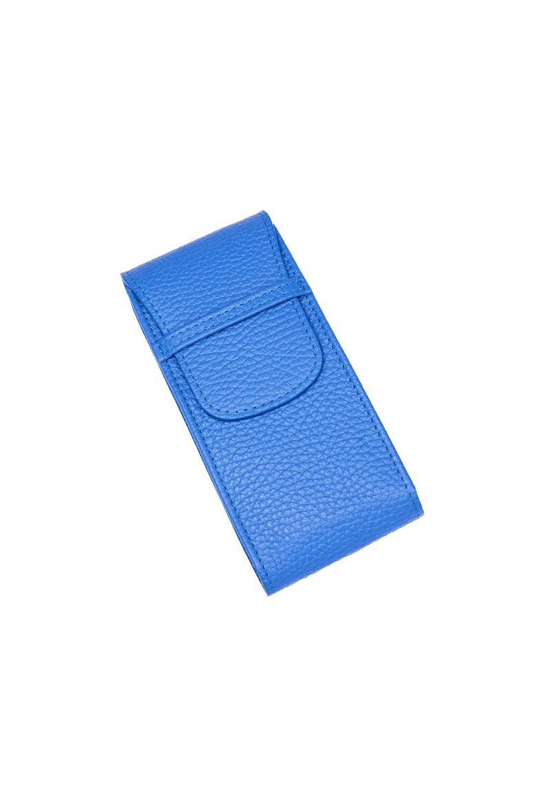 Portobello Single Leather Watch Pouch, Alternate, color, Blue
