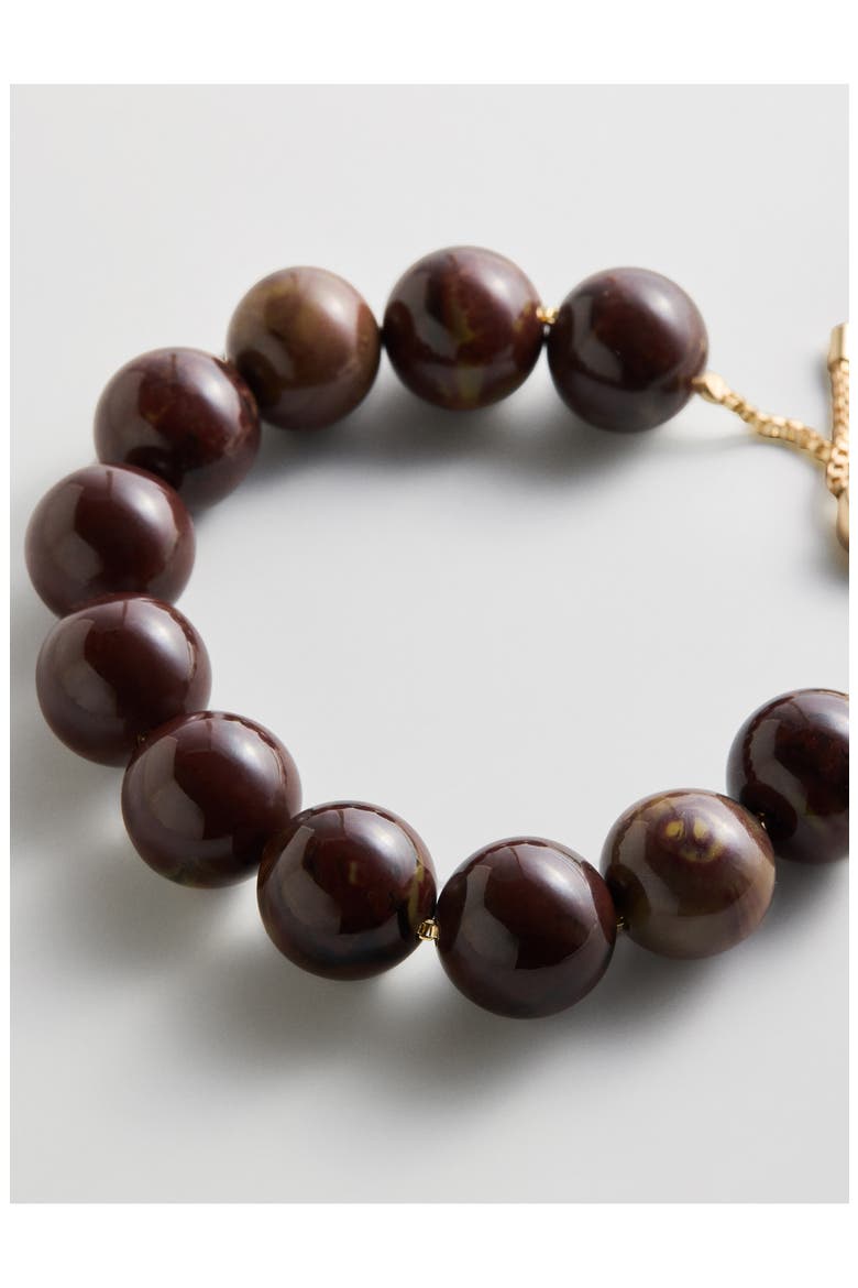 Jane Beaded Bracelet, Alternate, color, BROWN