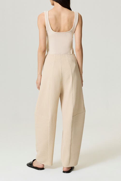 Nocturne Cord Detailed Pants In Neutral