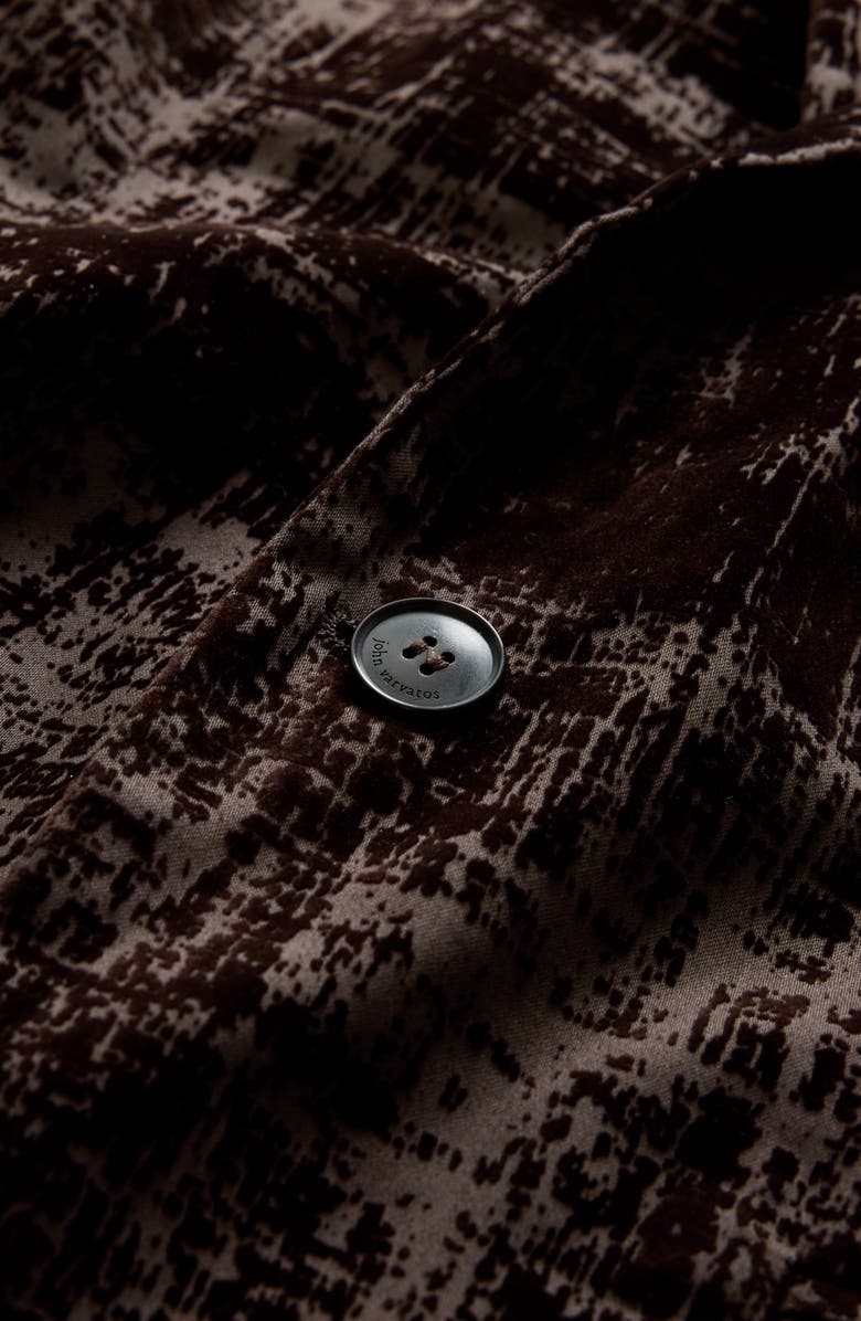 John Varvatos Dalton Slim Fit Flocked Sport Coat with Removable Vest, Alternate, color, 