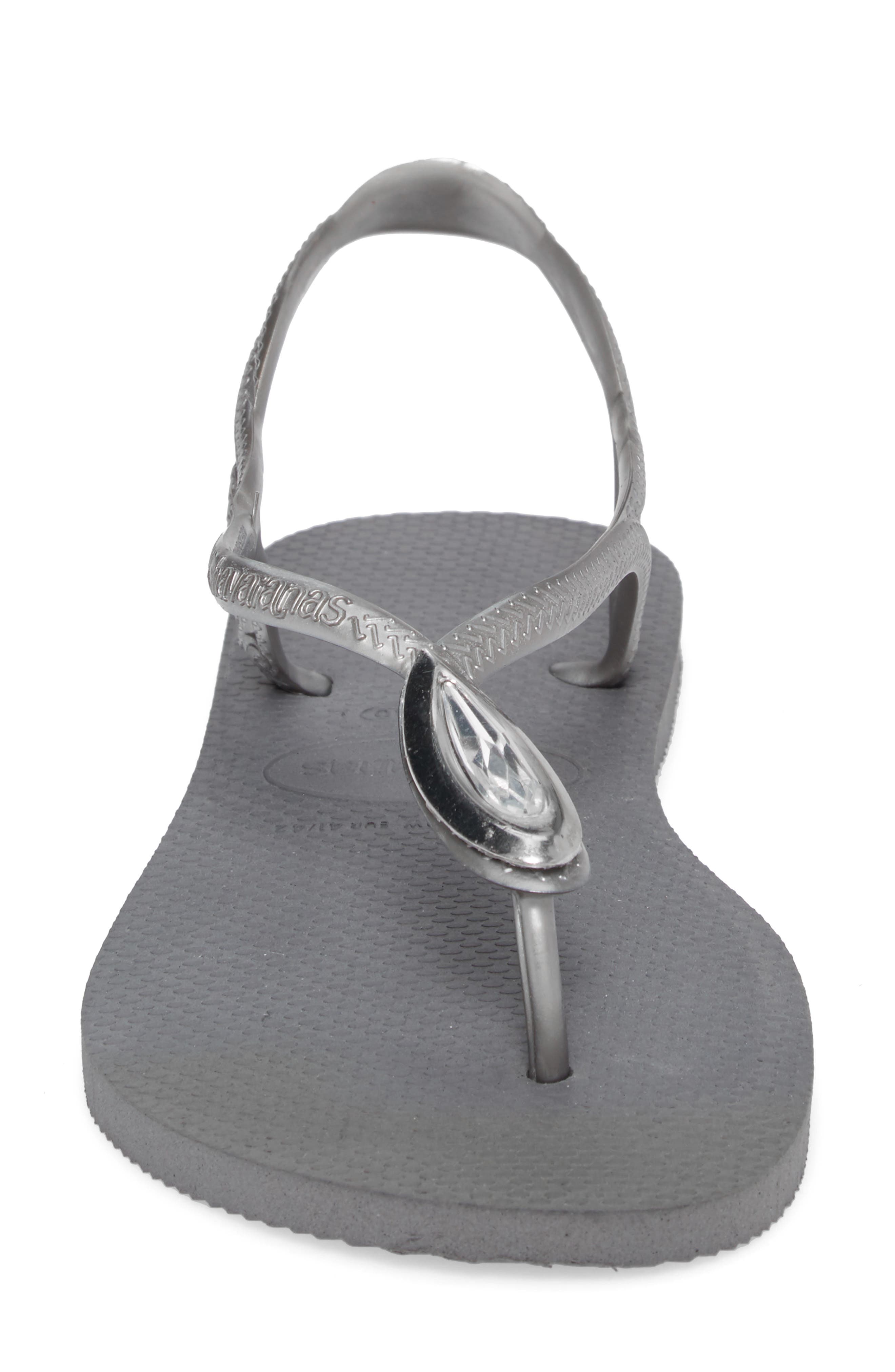 Luna Sandal, Alternate, color, STEEL GREY