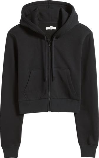 BP. Crop Zip Fleece Hoodie | Nordstrom