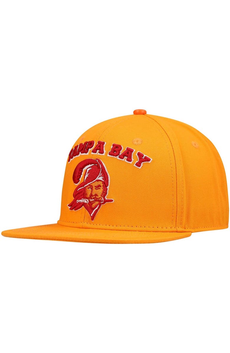 PRO STANDARD Men's Pro Standard Orange Tampa Bay Buccaneers Stacked Snapback Hat, Alternate, color, 