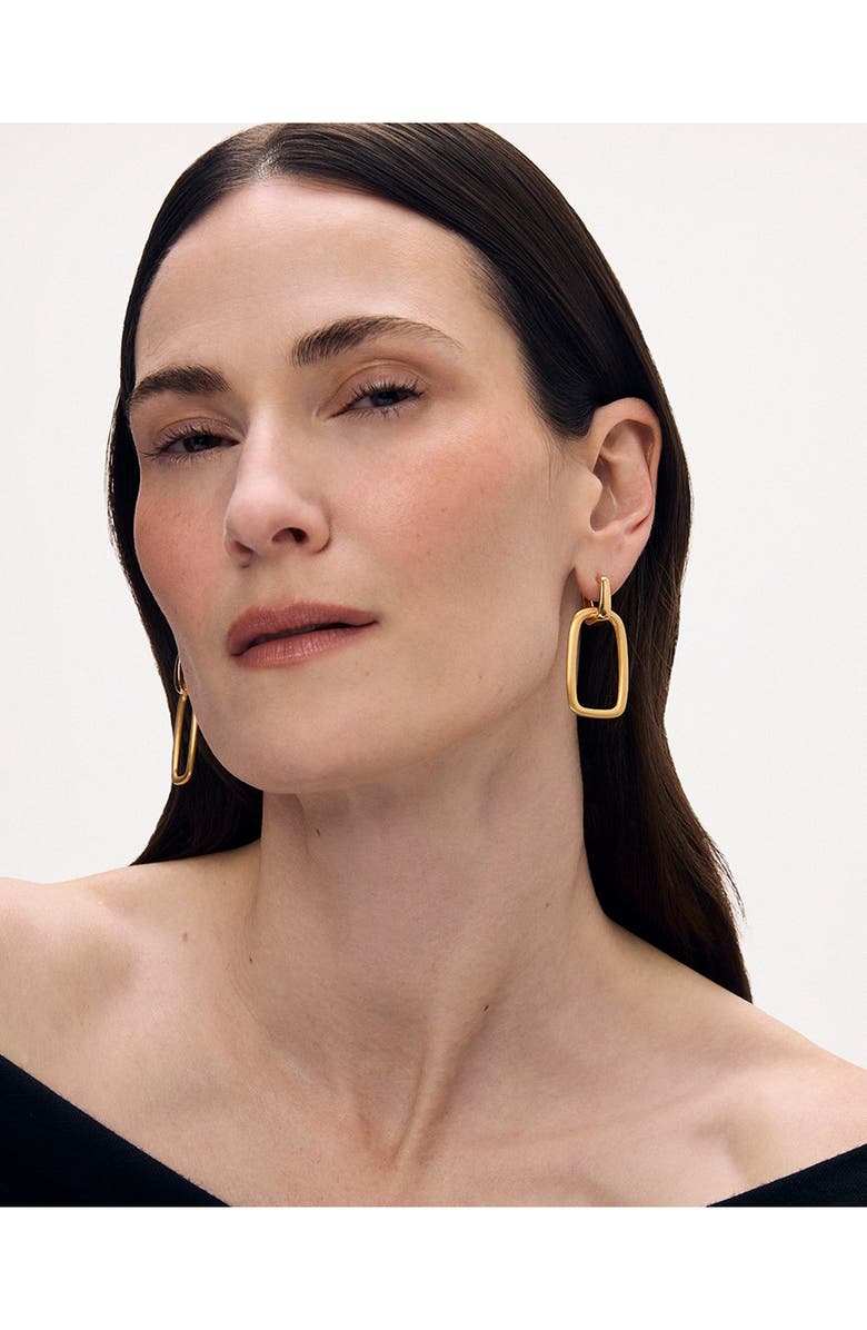 Dean Davidson Montecito Drop Hoop Earrings, Alternate, color, Gold