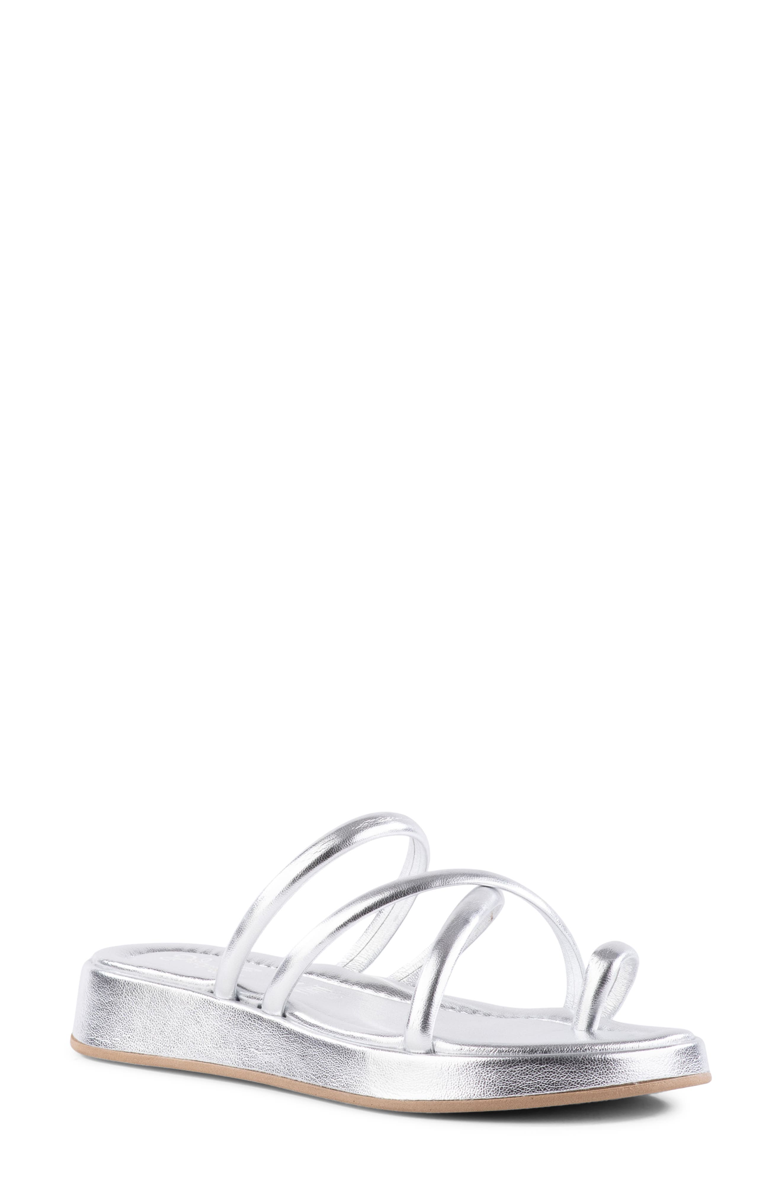 Seychelles Rule The World Platform Wedge Sandal, Main, color, Silver