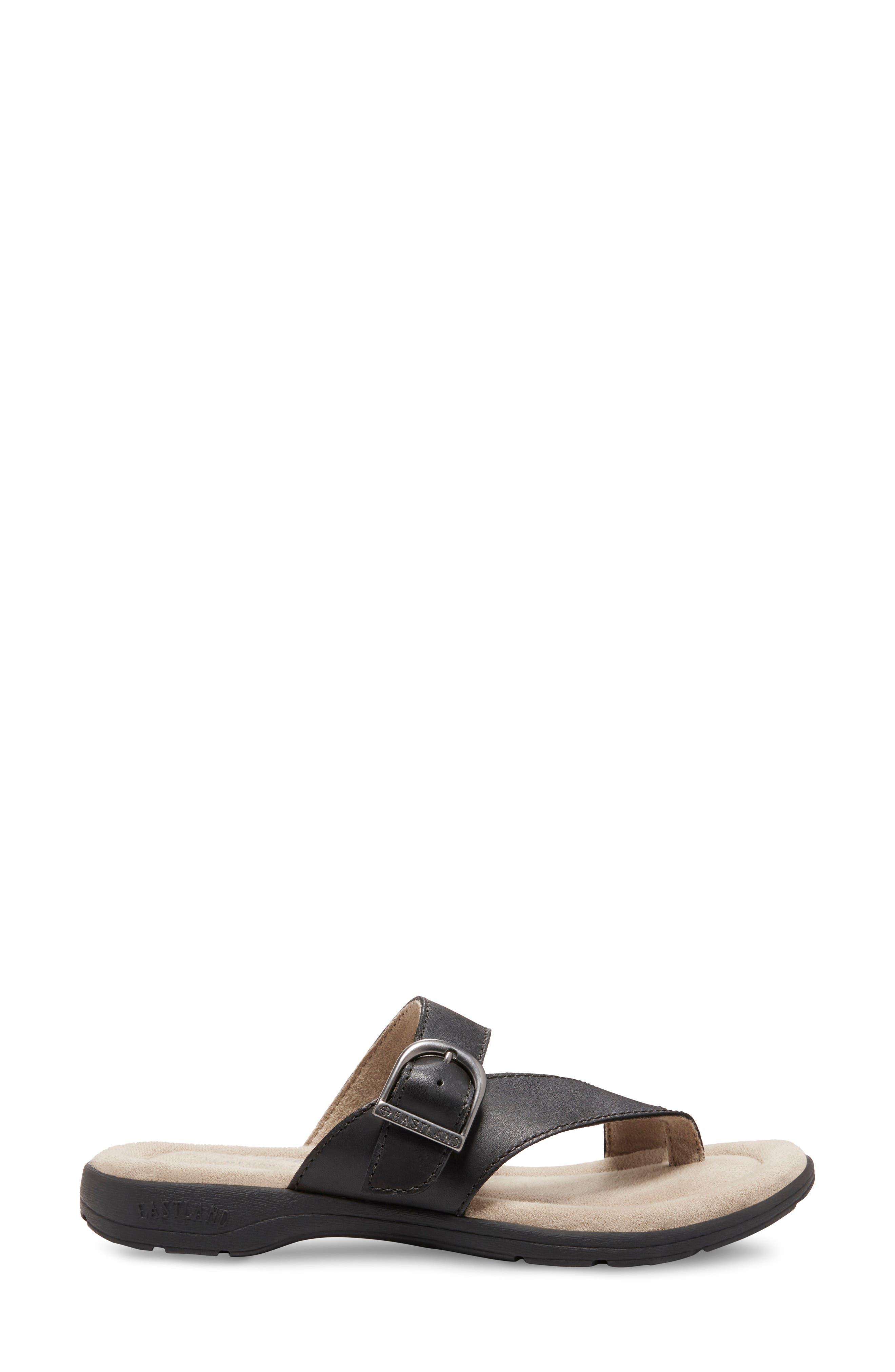 Tahiti II Buckled Sandal - Wide Width Available, Alternate, color, BLACK