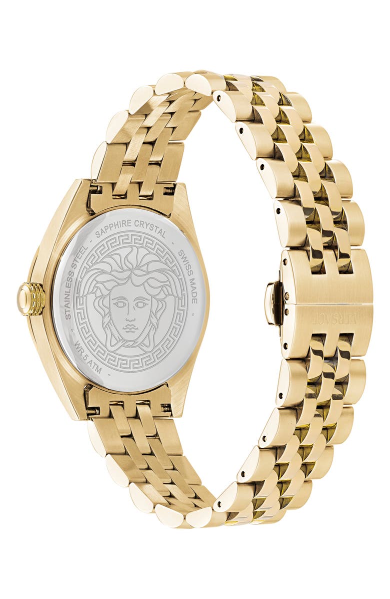 Versace V-Code Bracelet Watch, 36mm, Alternate, color,