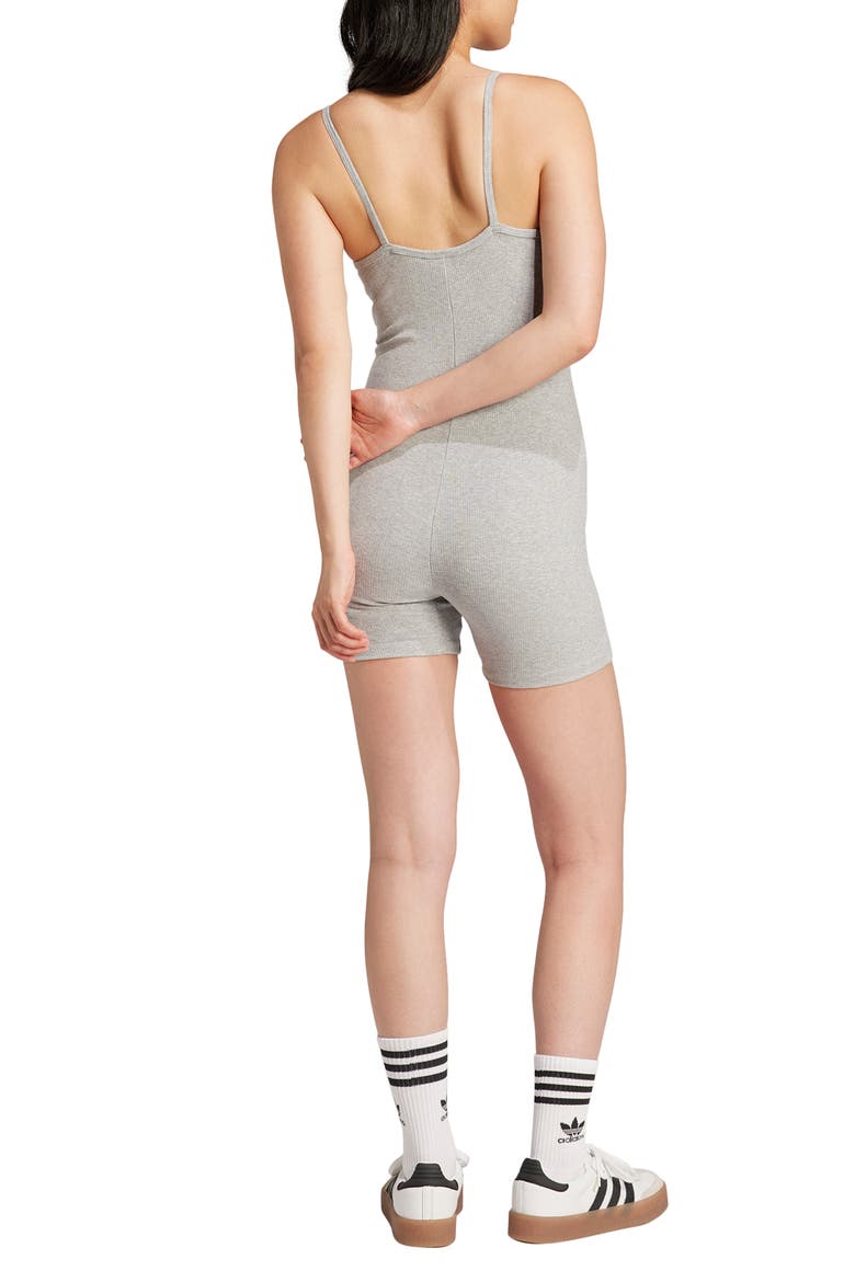 Essentials Rib Romper, Alternate, color, MGREYH