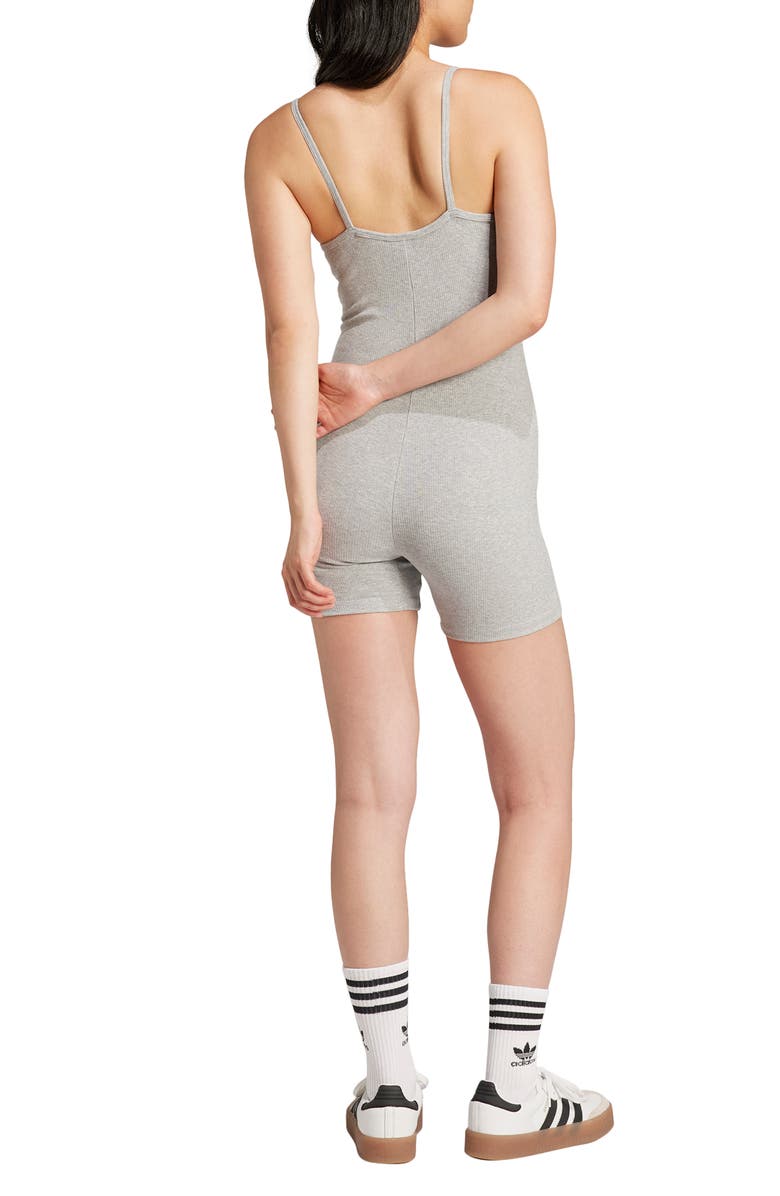 adidas Originals Essentials Rib Romper, Alternate, color, Mgreyh