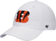 '47 Men's '47 White Cincinnati Bengals Clean Up Adjustable Hat