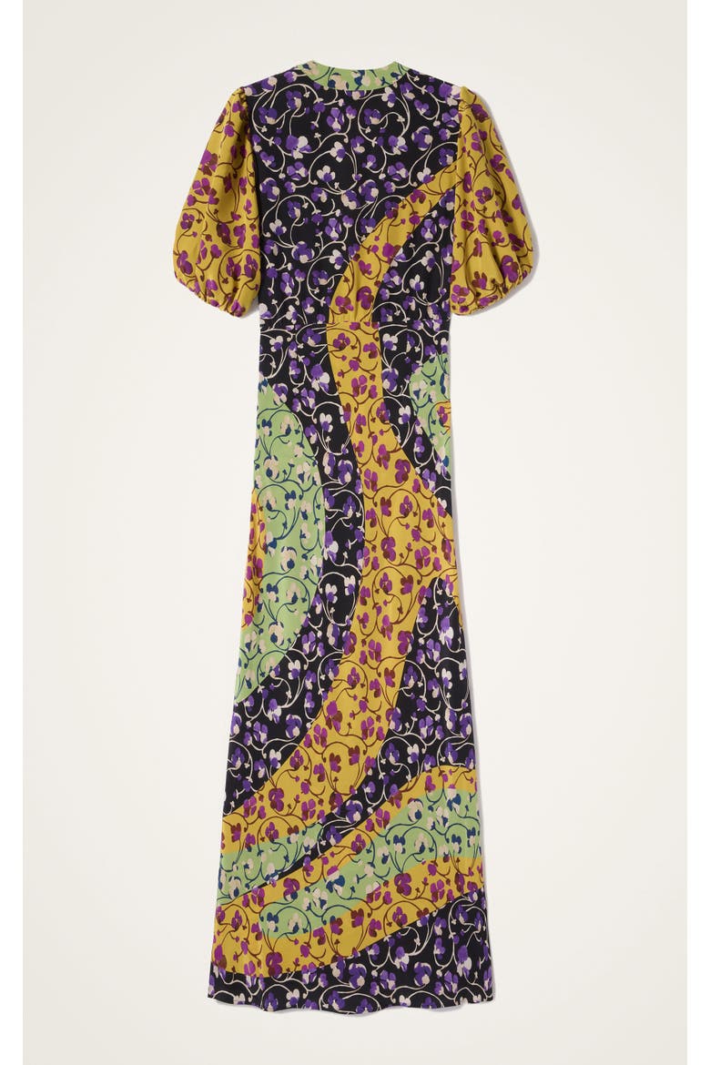Marlene Dress, Alternate, color, Honeysuckle Tricolor Yellow