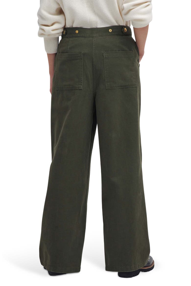 Allerston High Waist Utility Wide Leg Pants, Alternate, color, OLIVE