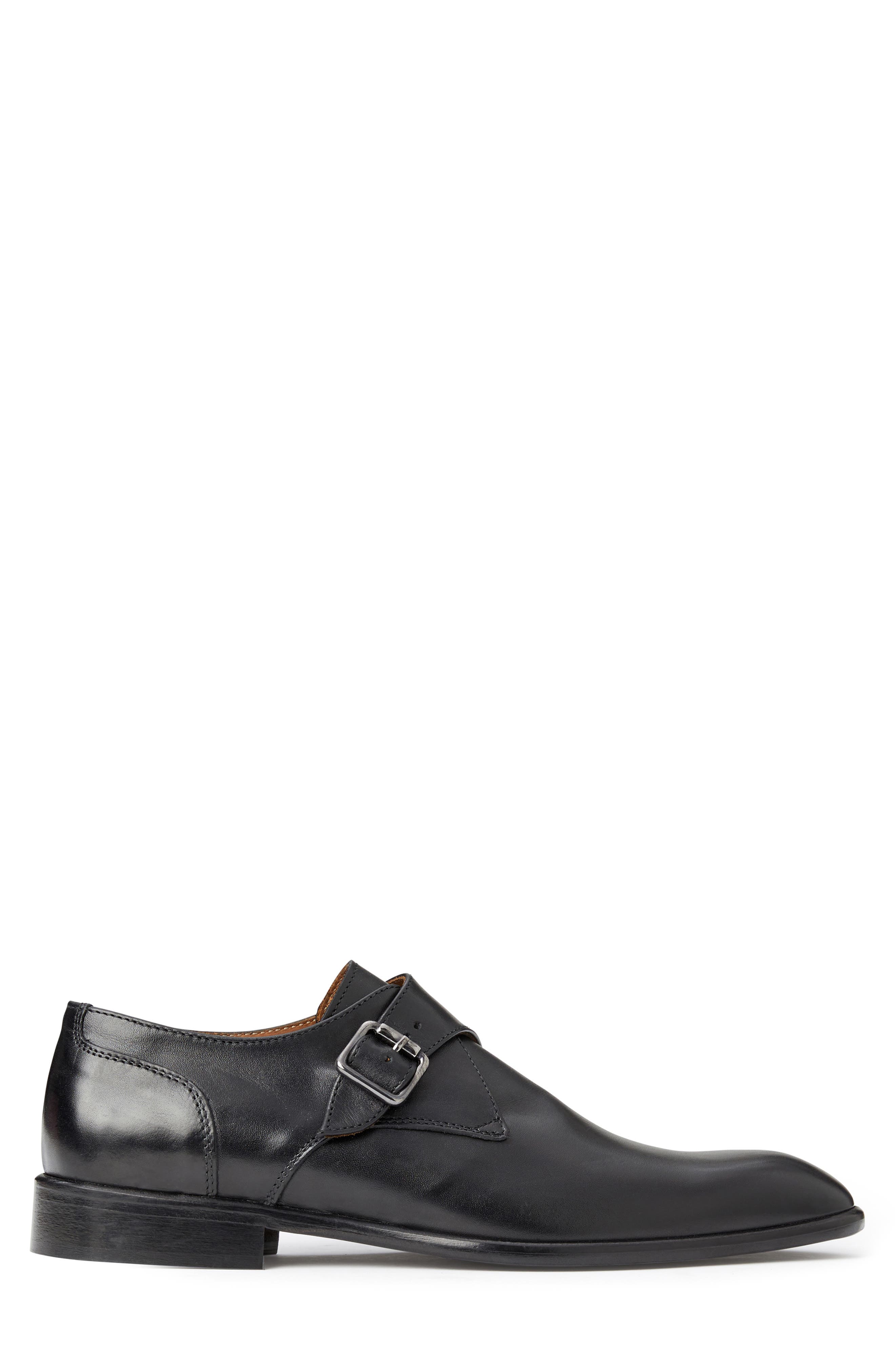 Bruno Magli Solero Monk Strap Loafer, Alternate, color, Black