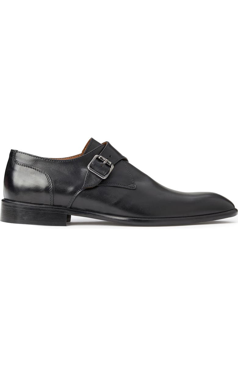 Bruno Magli Solero Monk Strap Loafer, Alternate, color, Black