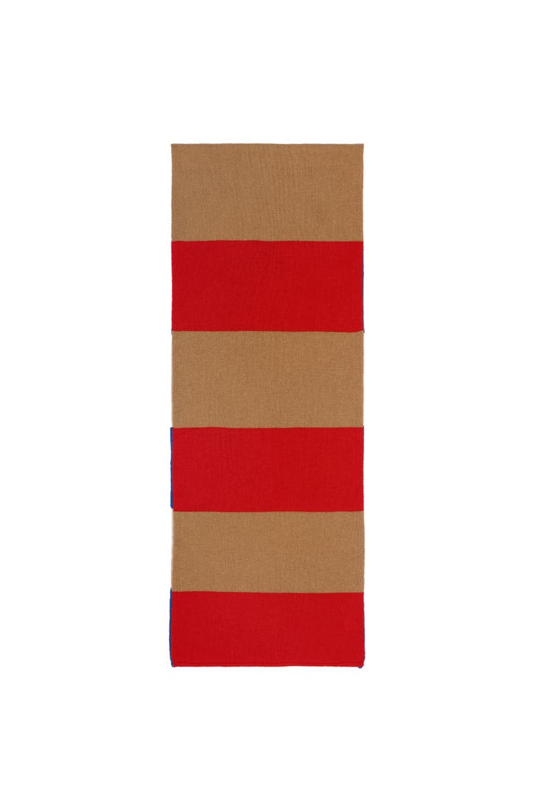 Art Blocks Scarf, Alternate, color, Cherry