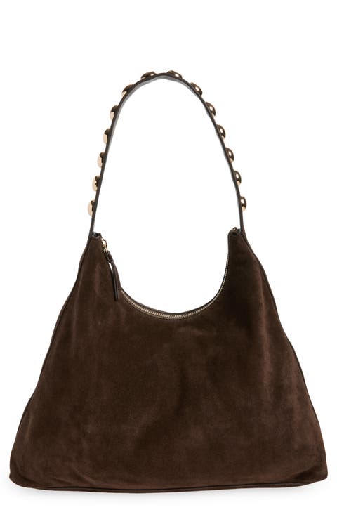Stassie Suede Shoulder Bag