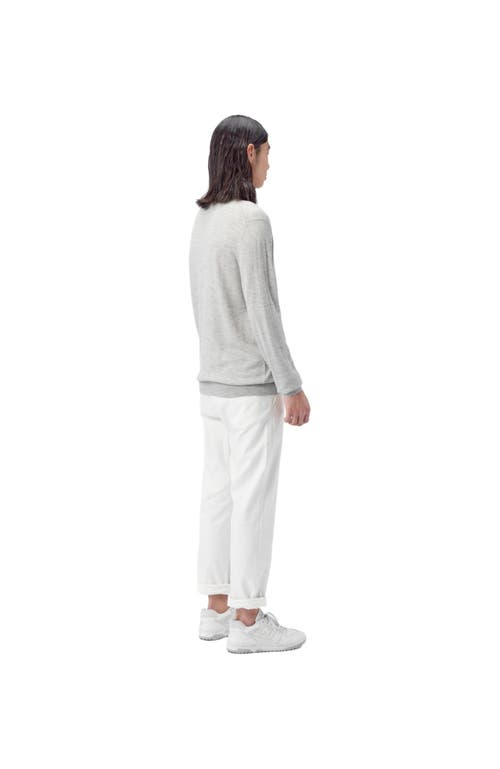 Gobi Mongolian Cashmere Cashmere Silk Polo In Gray