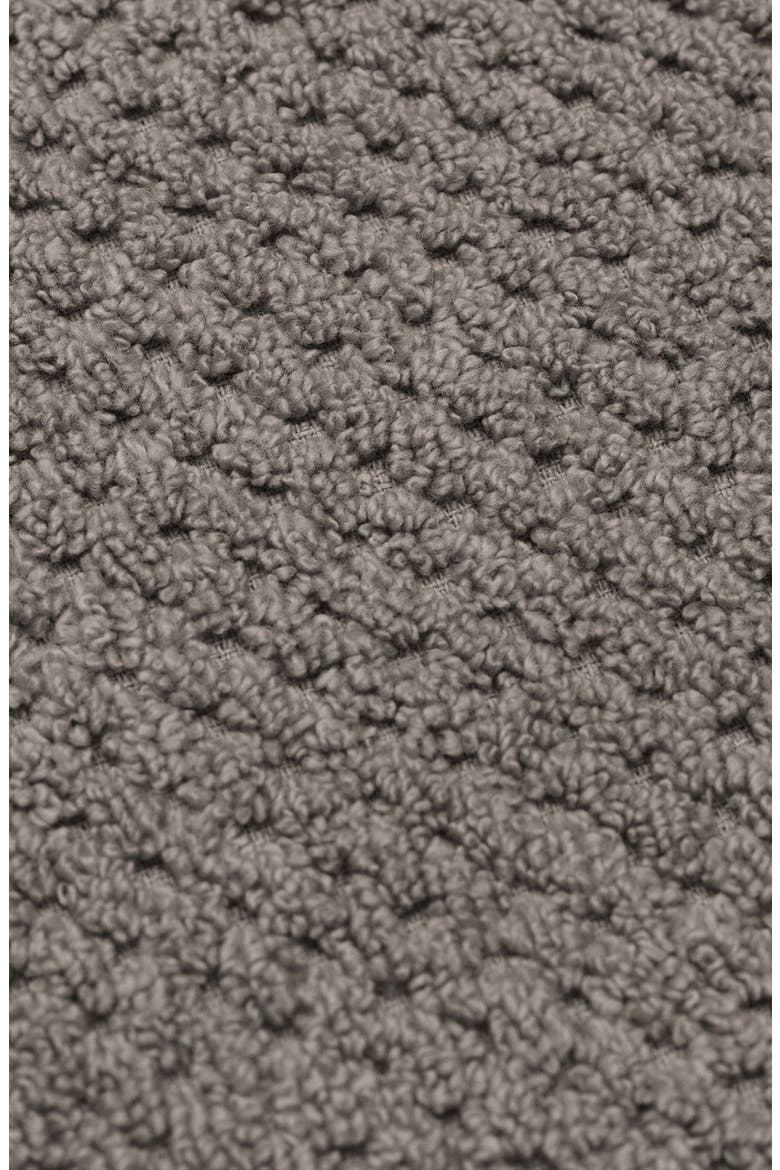 6-Pack Checker Texture Hand Towels, Alternate, color, DARK GREY