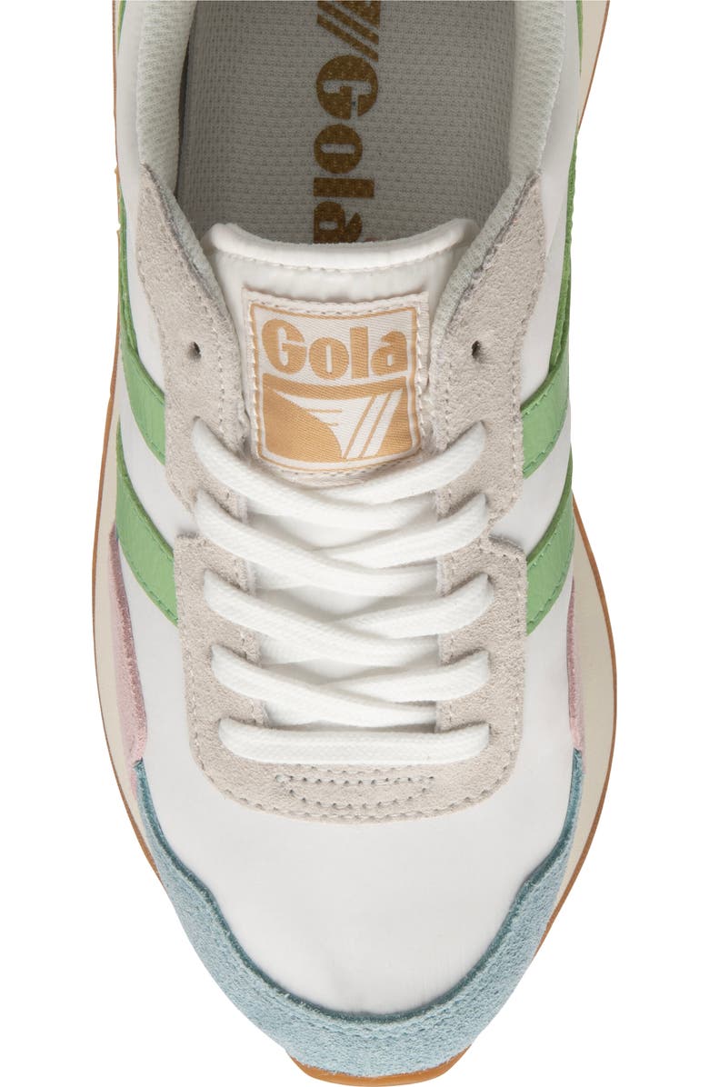 Gola Indiana Sneaker, Alternate, color, Off White/ Blue/ Green