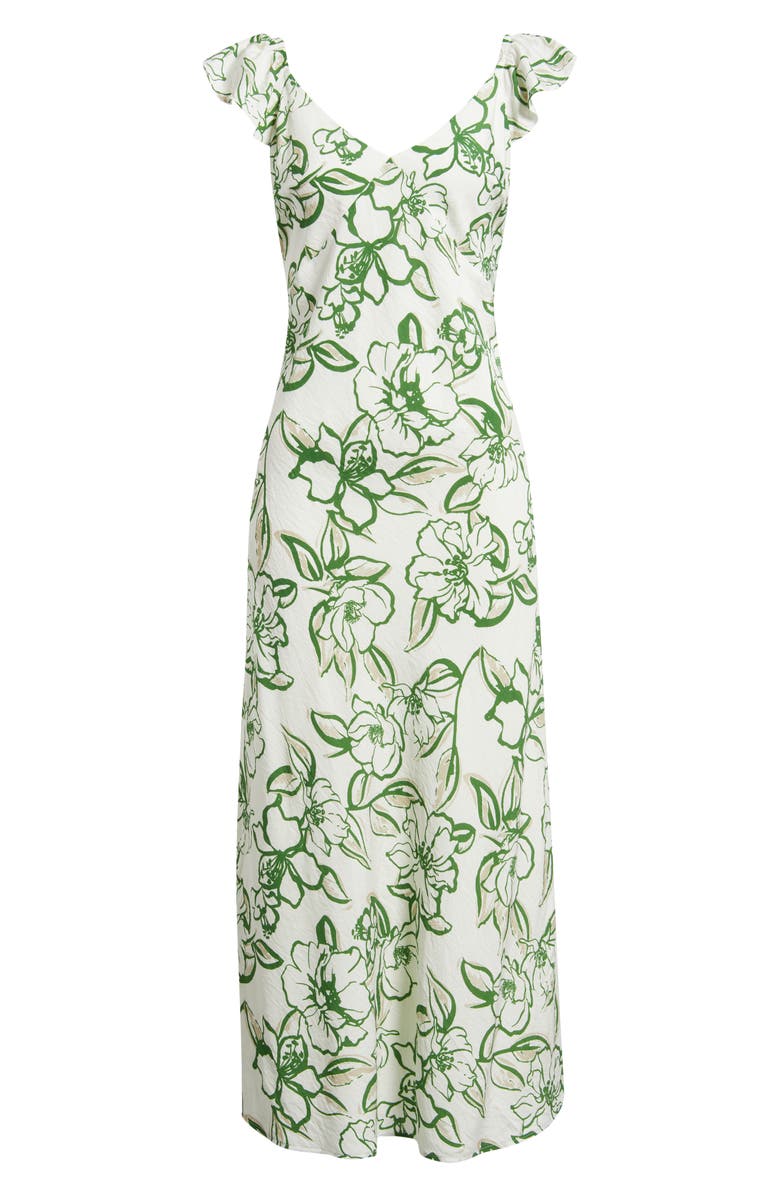 Sam Edelman Petal Sketch Maxi Dress, Alternate, color, Clover