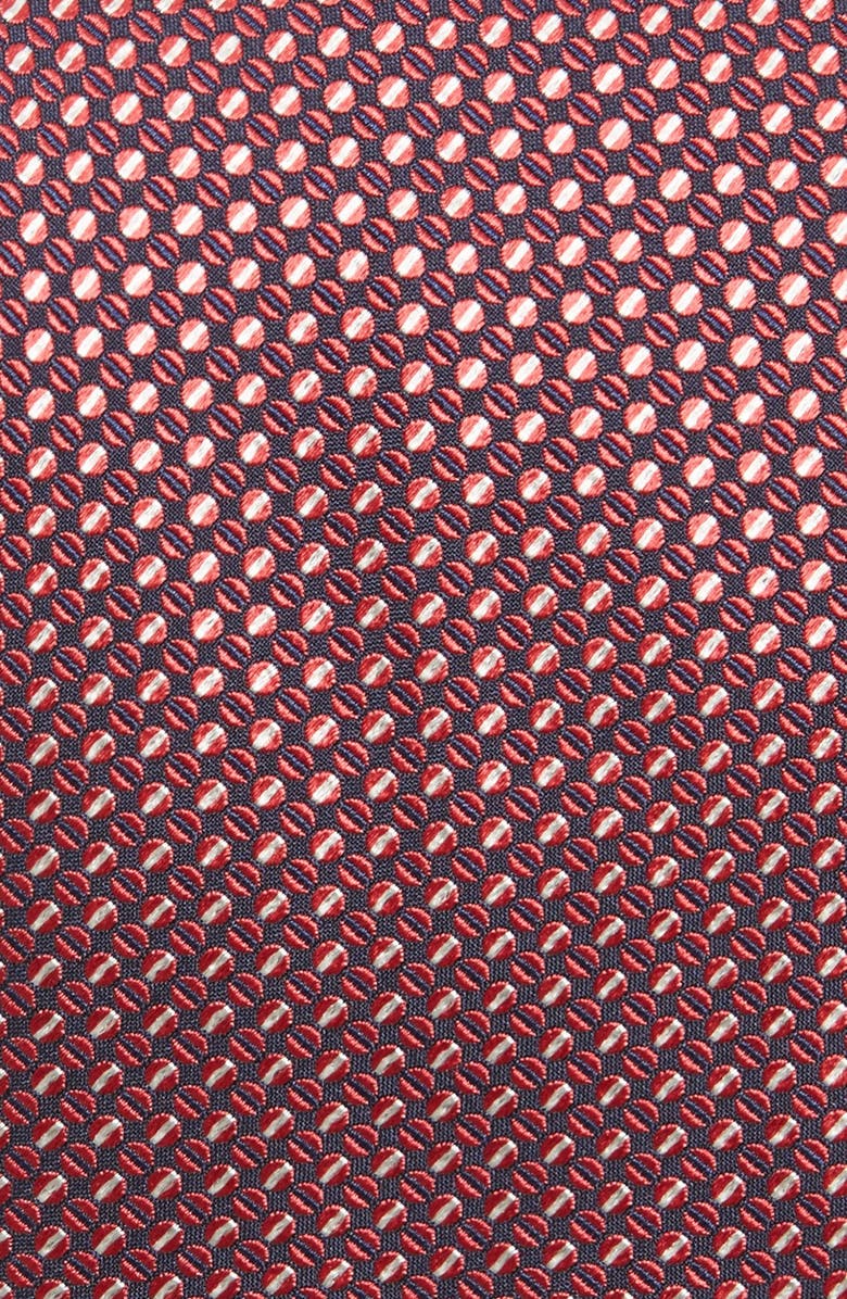 Canali Dot Silk Tie, Alternate, color, 