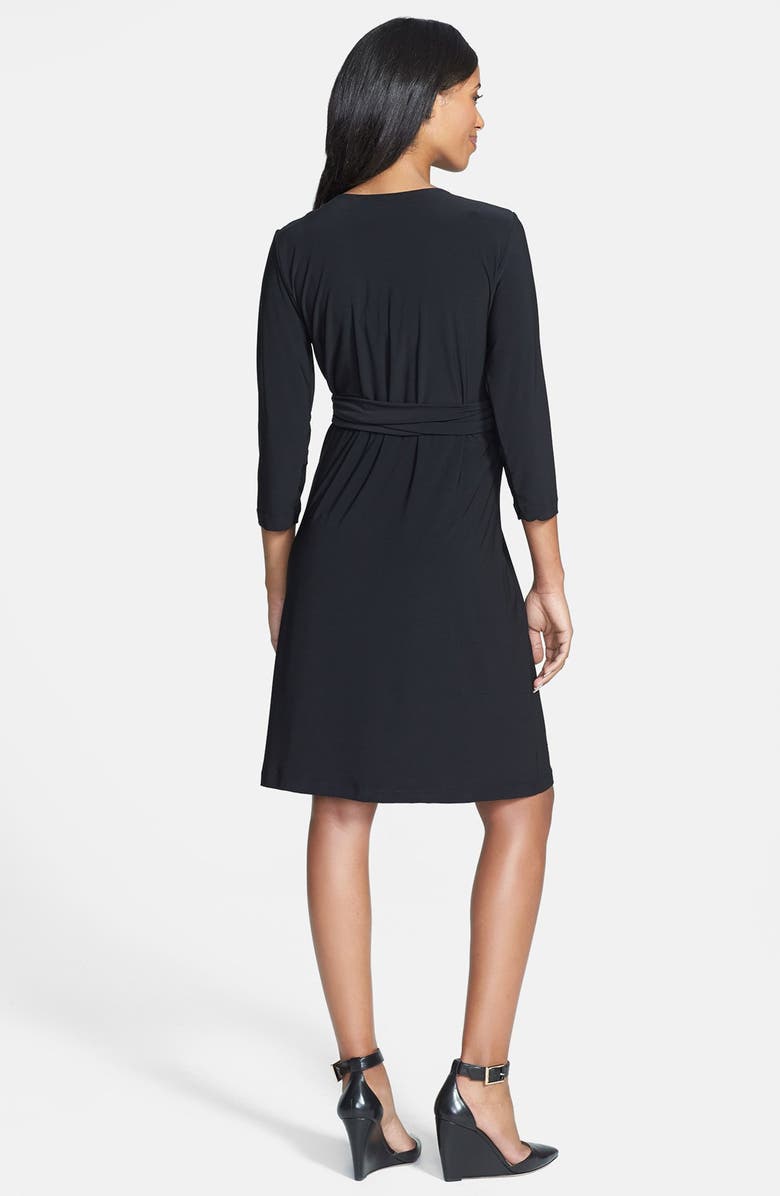 Japanese Weekend Jersey Wrap Dress, Alternate, color,