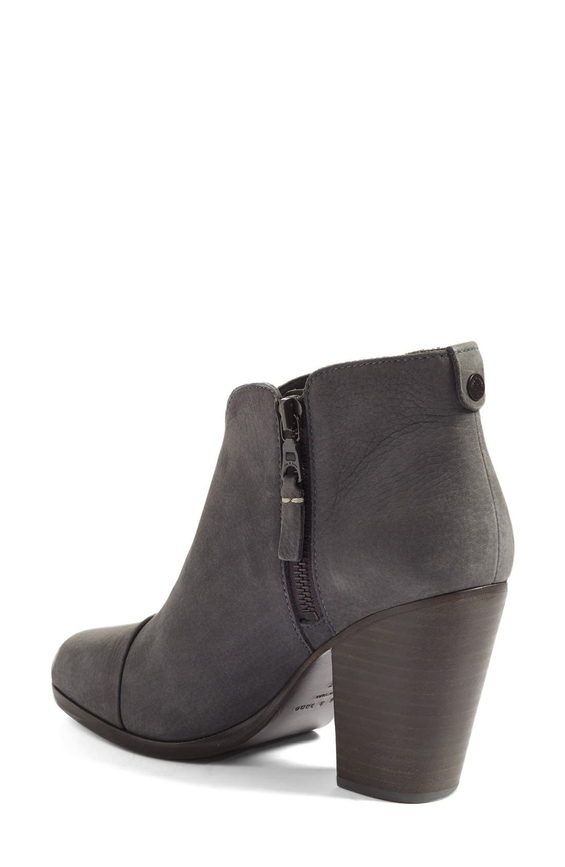 Margot Bootie, Alternate, color, CHARCOAL NUBUCK