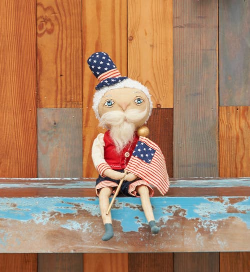 Gallerie Ii Samuel Liberty Joe Spencer Gathered Traditions Art Doll Figure In Multi