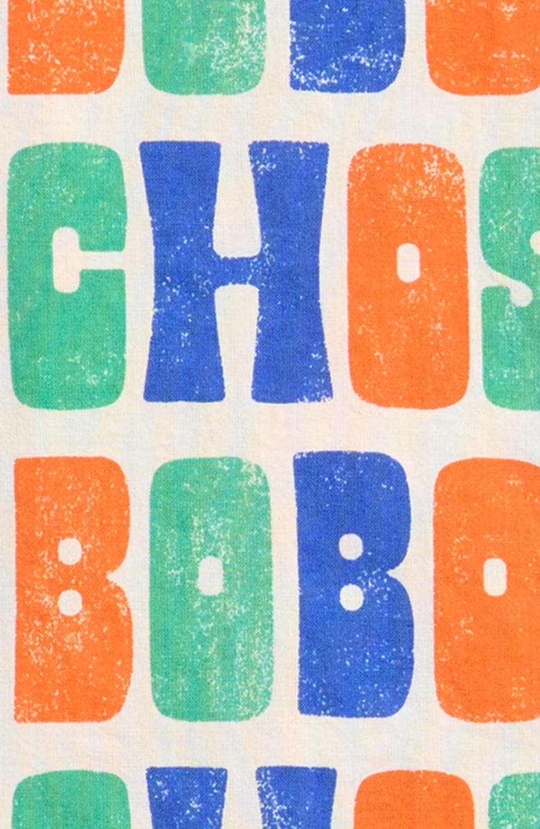 Bobo Choses Kids' Multicolor Print Organic Cotton Shirt, Alternate, color, Off White