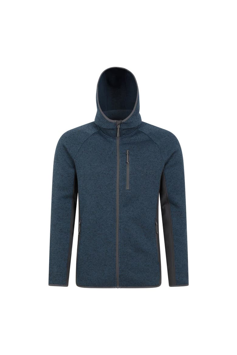 Treston Fleece Hooded Hoodie, Main, color, Navy