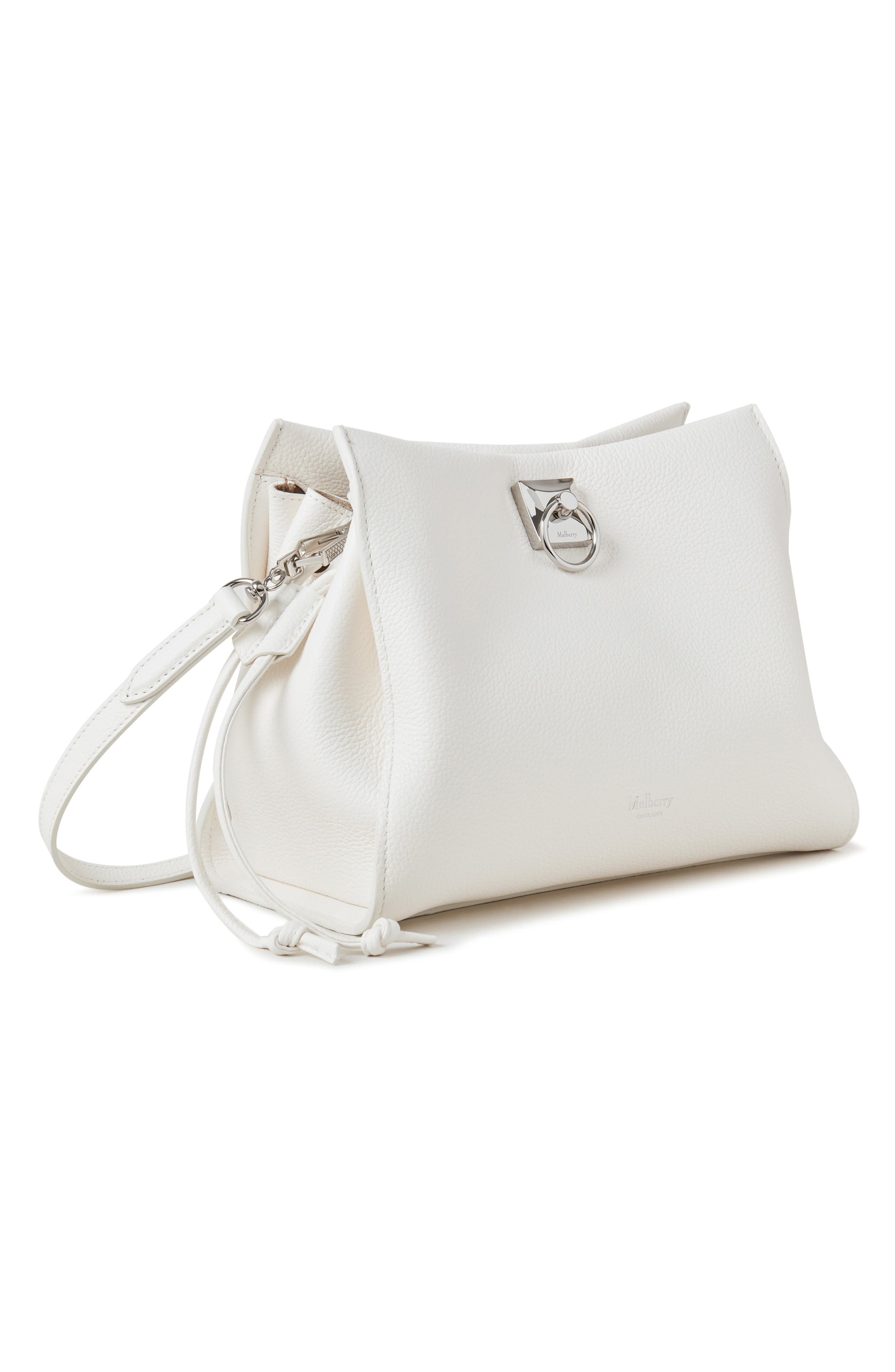 Mulberry Small Iris Heavy Grain Leather Hobo, Alternate, color, 