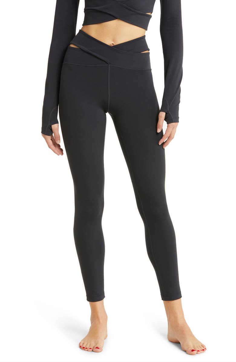 Zella Perform Crossband 7/8 Leggings, Main, color, 