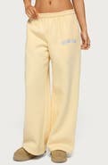 EDIKTED Lover Wide Leg Sweatpants