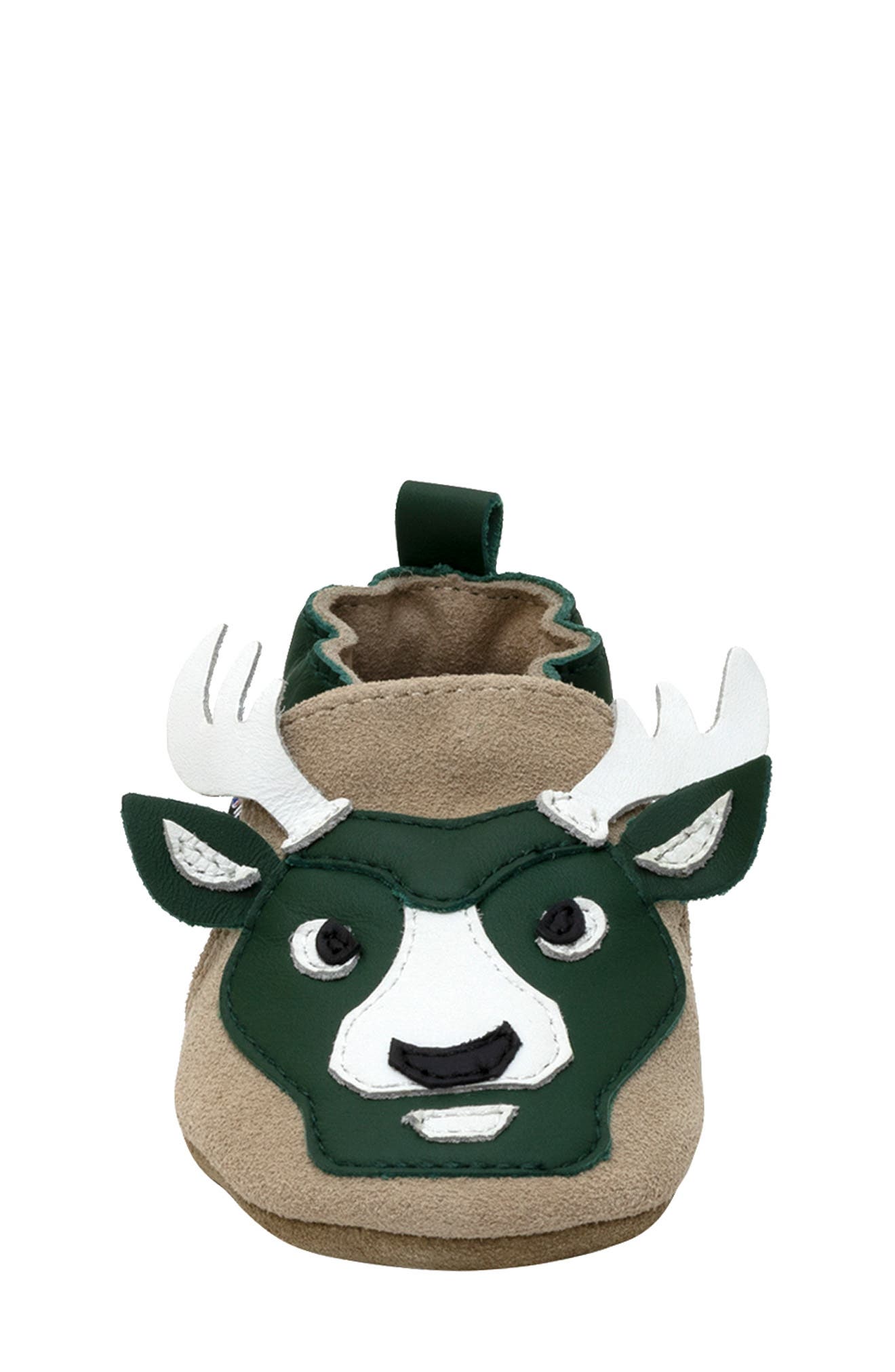 Robeez<sup>®</sup> Milwaukee Bucks Crib Shoe, Alternate, color, 