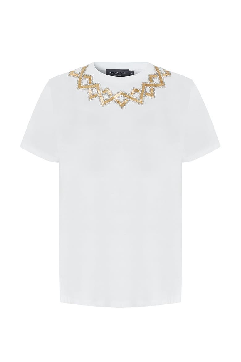 Elise Tshirt, Alternate, color, WHITE