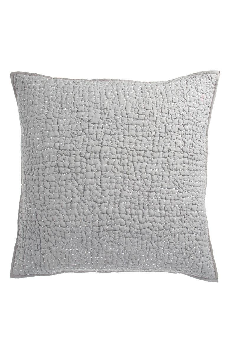 Coyuchi Hand Stitched Organic Cotton Euro Sham, Main, color,