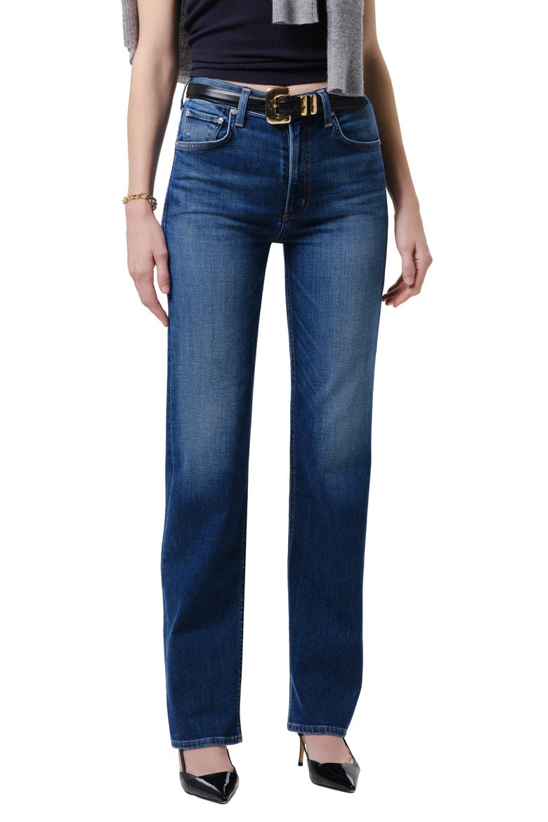 Palma Straight Leg Jeans, Main, color, KITTEN MD INDIGO
