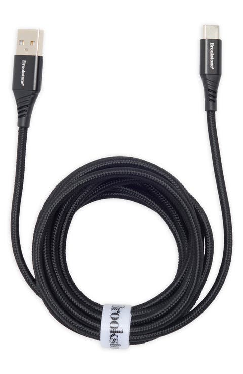 10-Foot USB-A to USB-C Braided Cable