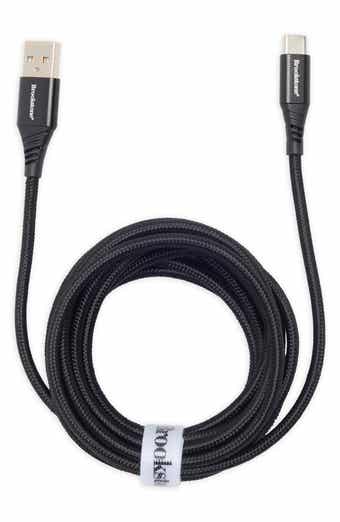10-Foot USB-A to USB-C Braided Cable
