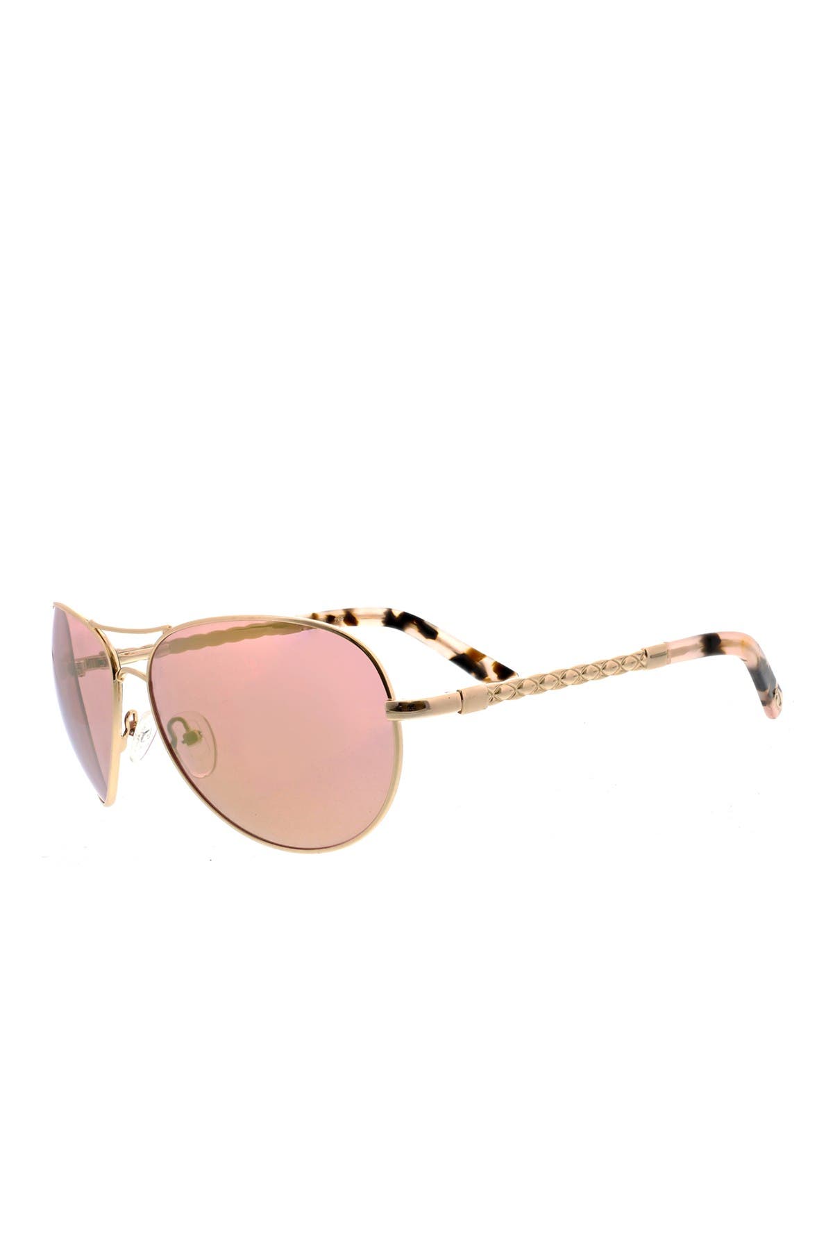 Oscar de la Renta 60mm Aviator Sunglasses