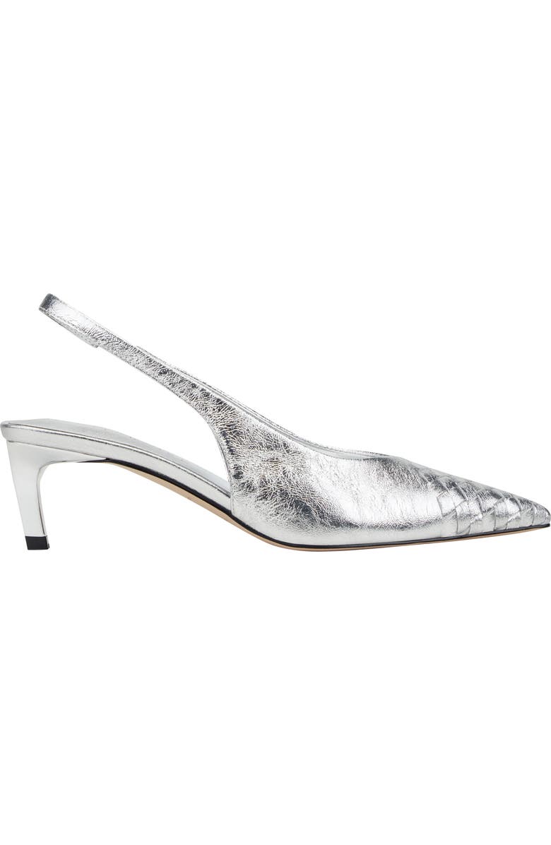 Marc Fisher LTD Rilly Slingback Pump, Alternate, color, Metallic Silver