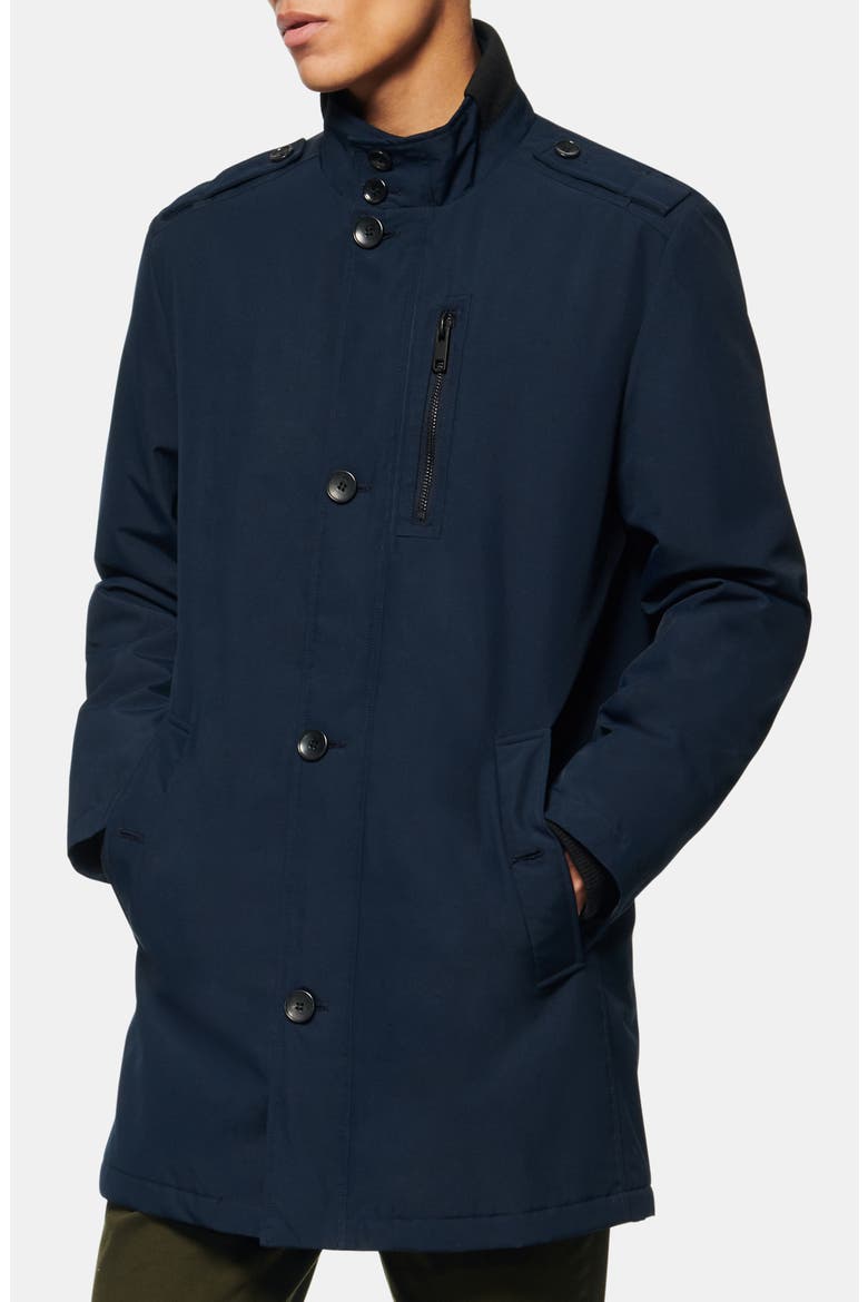 Cullen Oxford Car Coat, Alternate, color, NAVY