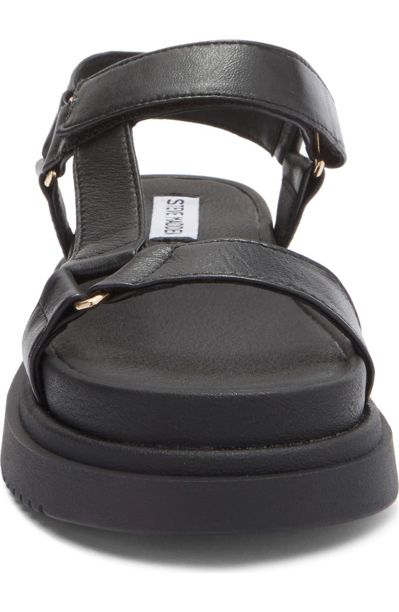 Steve Madden Matina Platform Sandal, Alternate, color, Black Leather