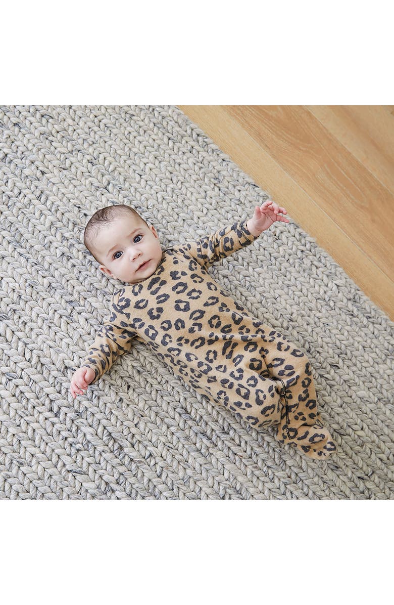 PAIGELAUREN Welcome Home Hacci Footie, Cap & Blanket Set, Alternate, color, Black