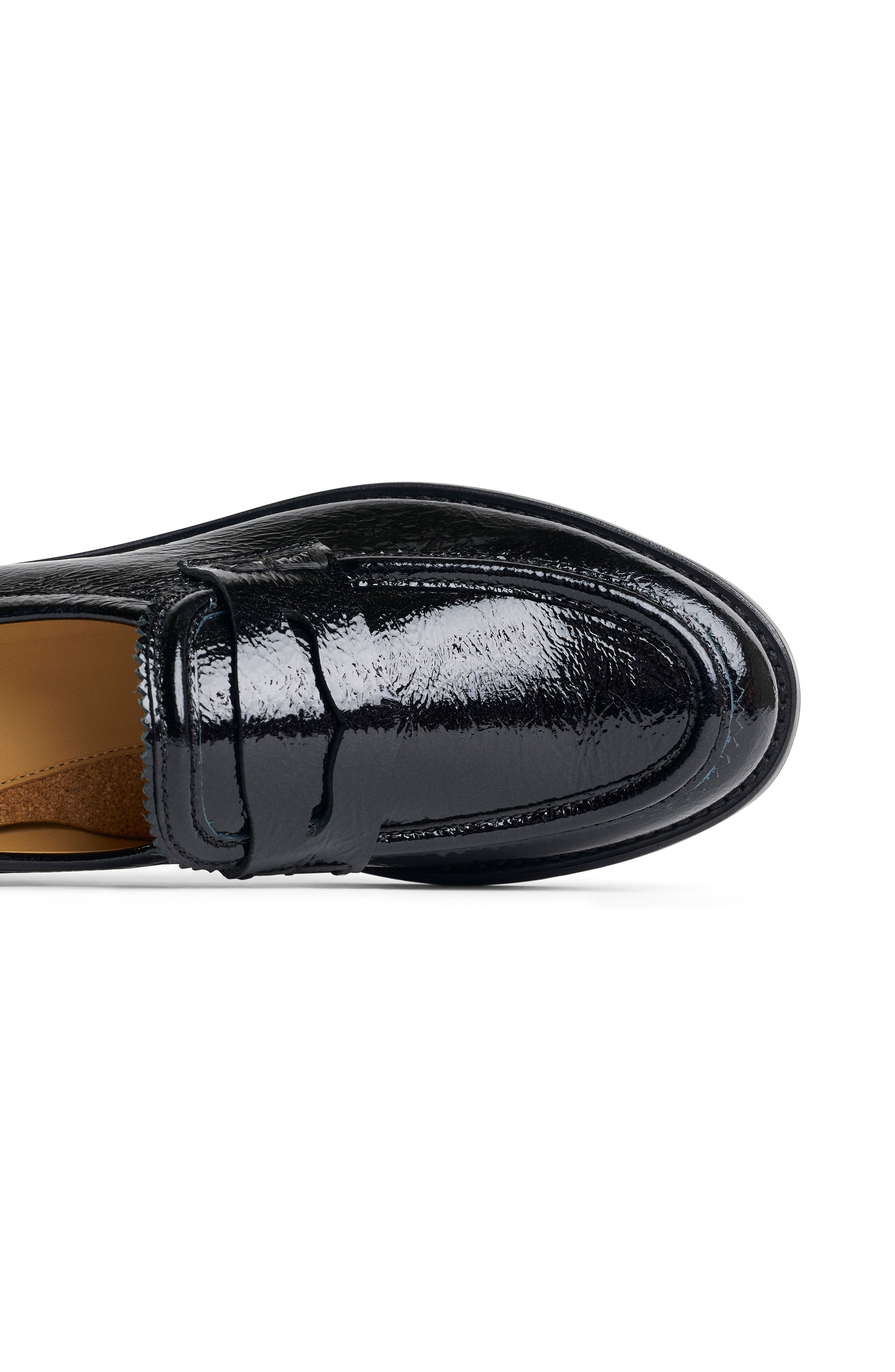 Ms. Augusta Penny Loafer, Alternate, color, BLACK
