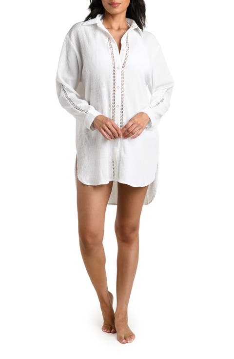Puckered Up Cover-Up Shirt