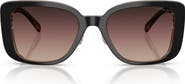 COACH 54mm Gradient Square Sunglasses