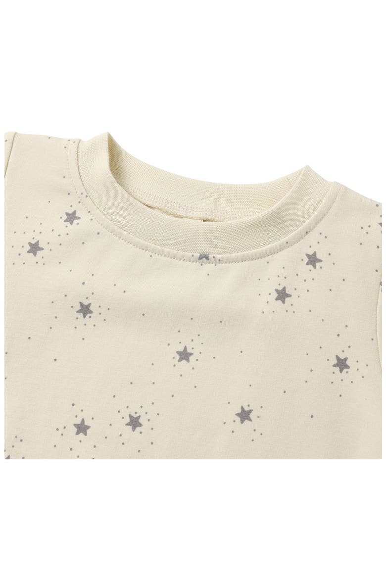 Print Stretch Organic Cotton Bubble Bodysuit, Alternate, color, STARDUST